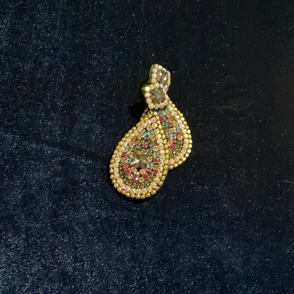 Natasha Earrings Multi Colored Stone Large Tear Drop Earrings Must See 🆕 🩷🩷